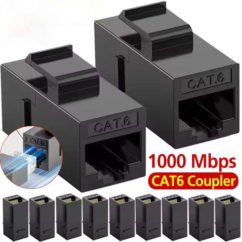 Rj45 Jack - RJ45 Cat6 Keystone Coupler Internet CAT