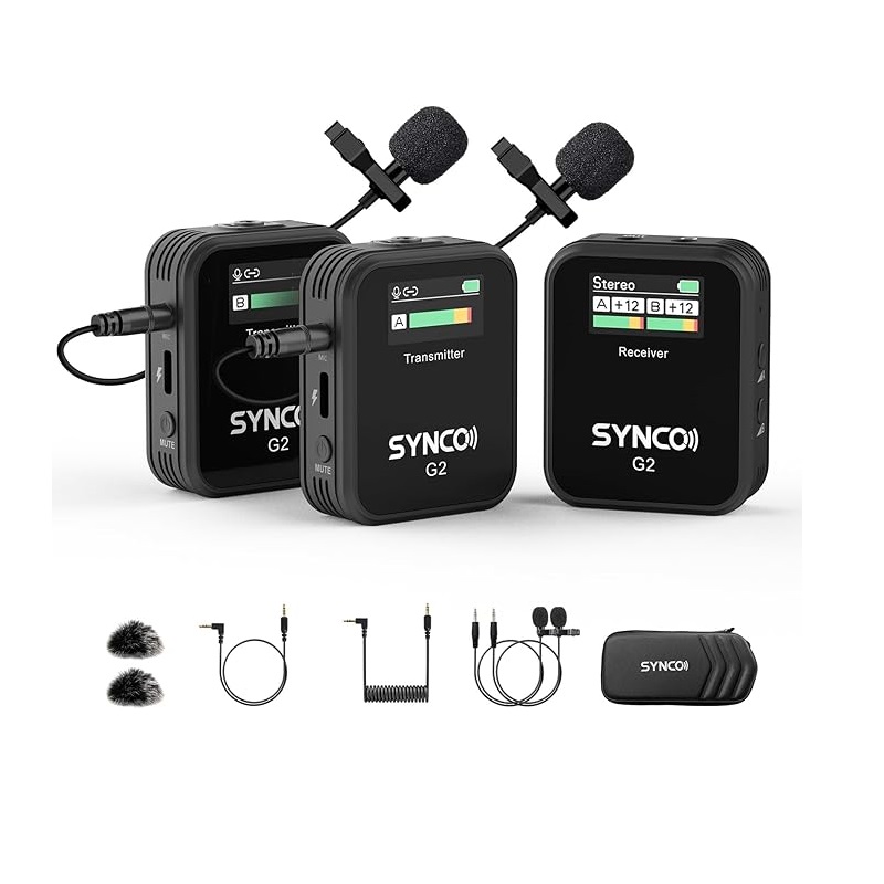 Microphone Capsule - SYNCO Wireless Lavalier Microphone, G2(A2) 2.4G