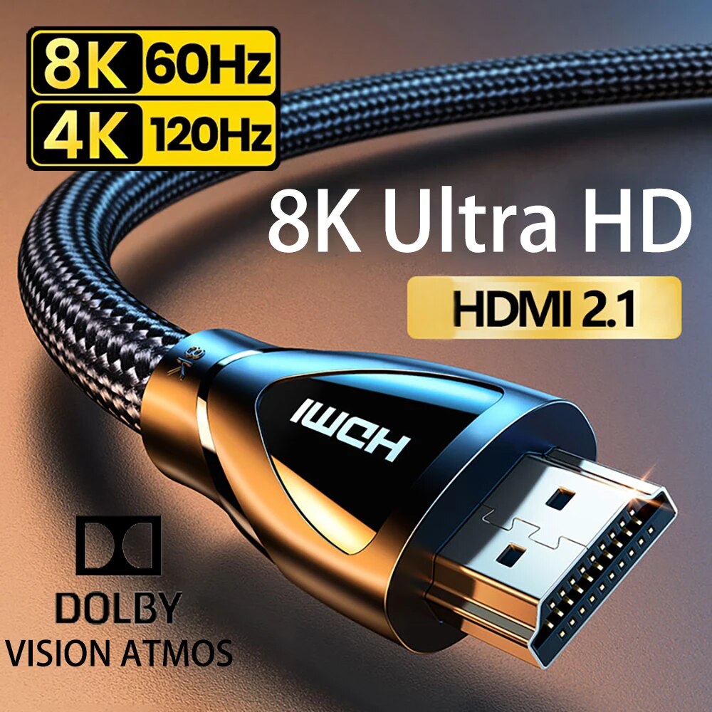 HDMI-Compatible 2.1 Cable Ultr - огляд і ціна Mdi Cable