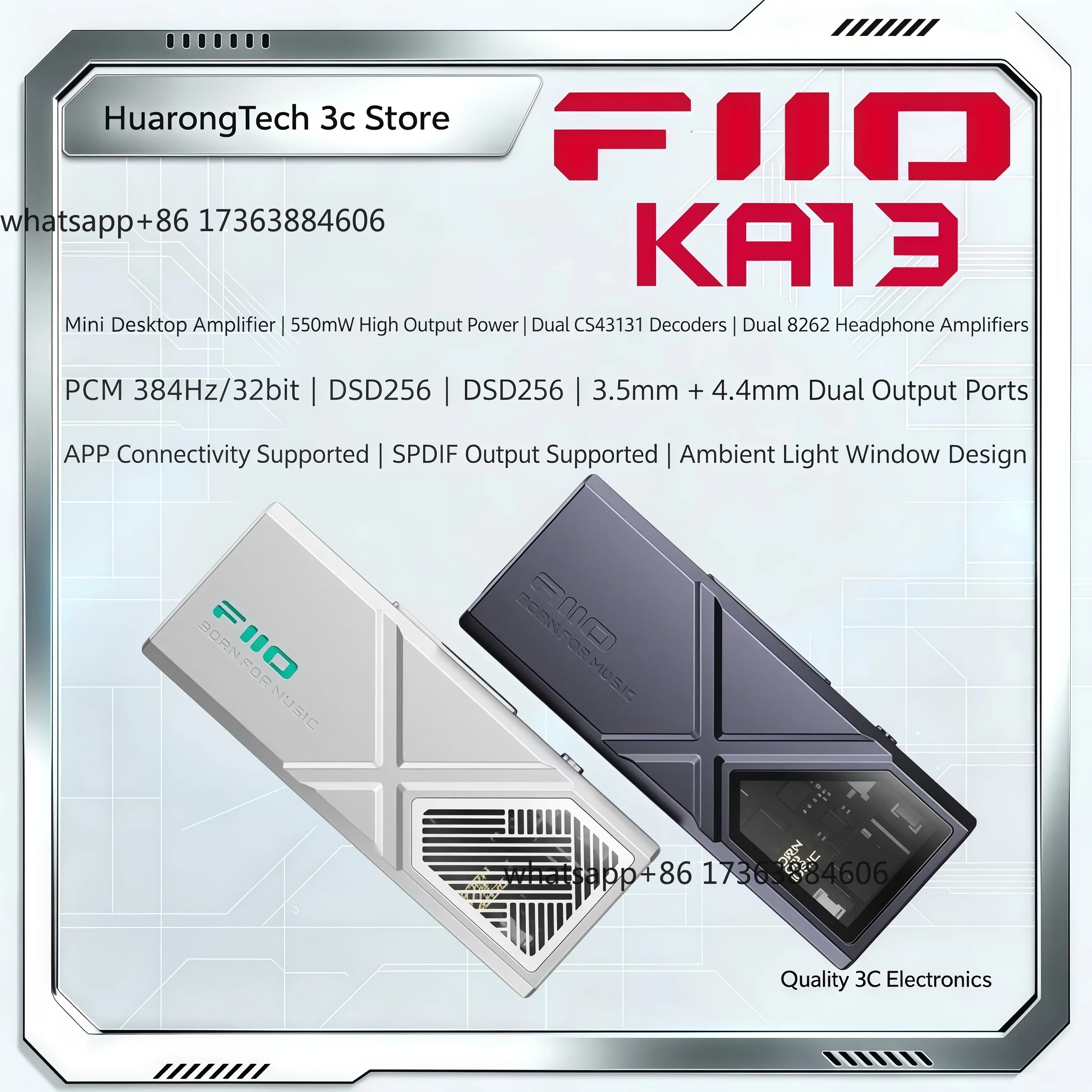 KA13 USB DAC Headphone Amplifi - огляд і ціна Audio Dac