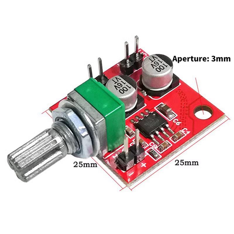 -[A51I Digital]LM386 Electret  - огляд і ціна Audio Amplifier Board