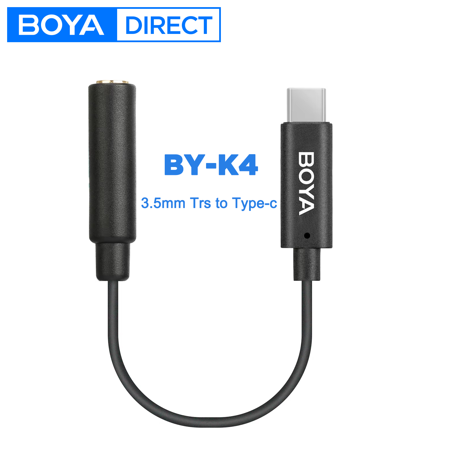 BOYA BY-K4 6cm 3.5mm TRS Femal - огляд і ціна Trs Cable