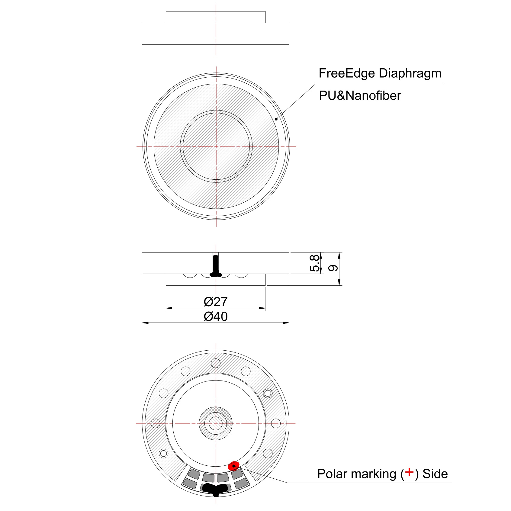 Hifi full range unit 40mm head - огляд і ціна Diy Speaker