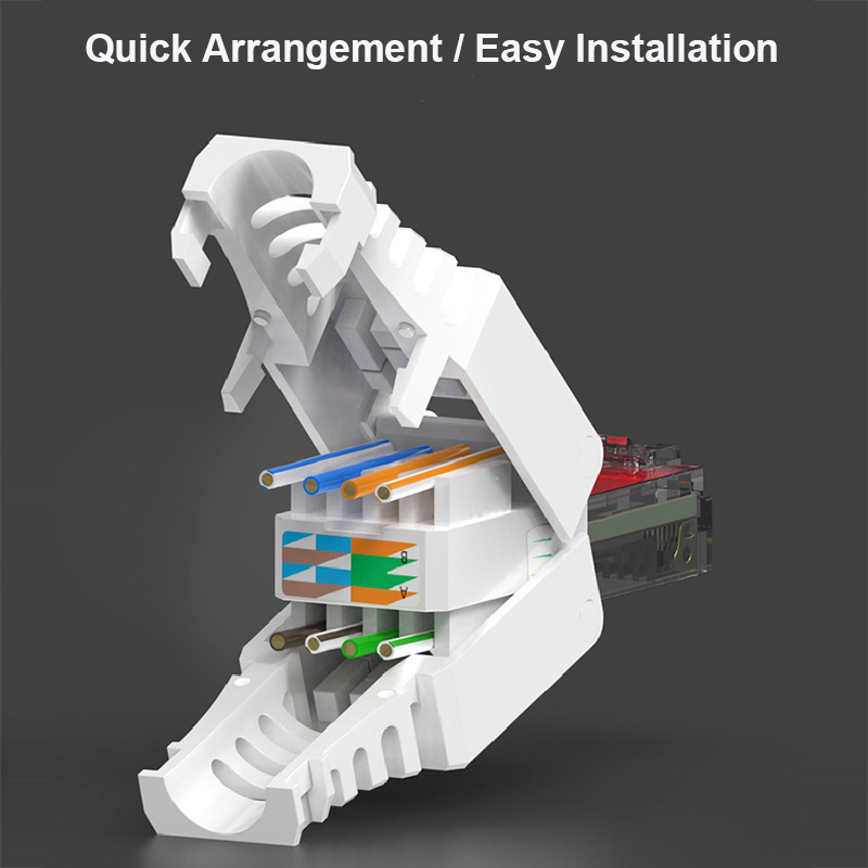 2pcs Cat5E Cat6 RJ45 Connector - огляд і ціна Rj45 Jack