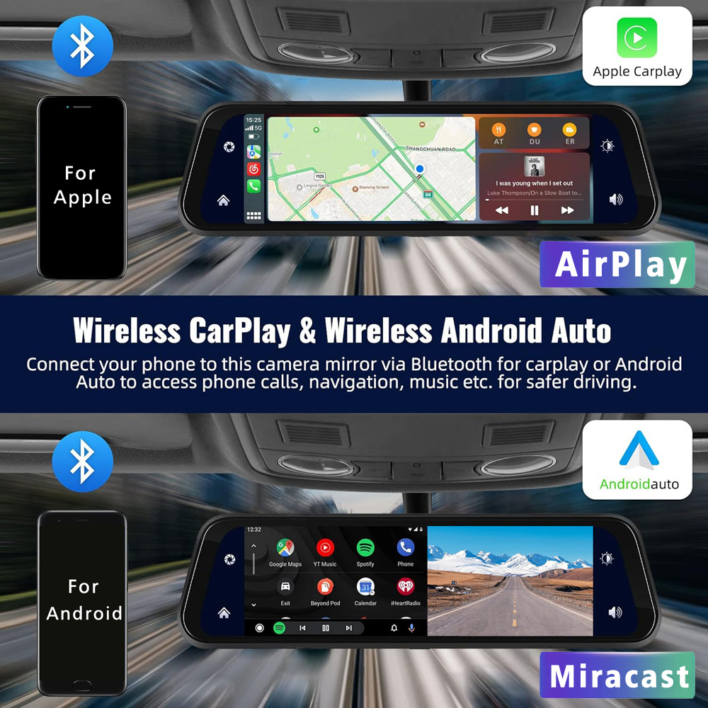 10 Inch 4K 3840*2160P Dash Cam - огляд і ціна Mdi Cable