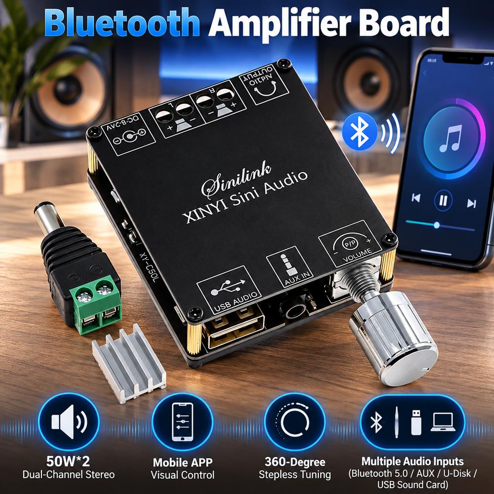 Bluetooth Digital Power Amplif - огляд і ціна Audio Amplifier Board