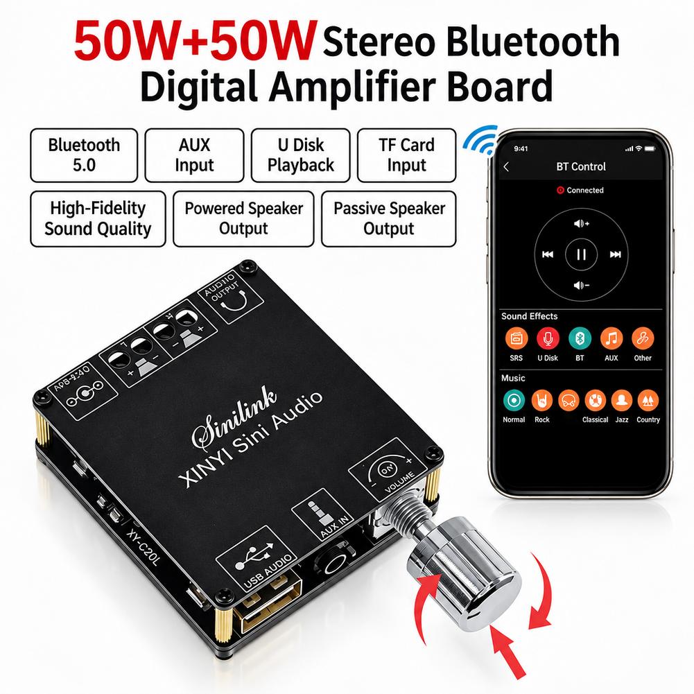 Bluetooth Digital Power Amplif - огляд і ціна Audio Amplifier Board