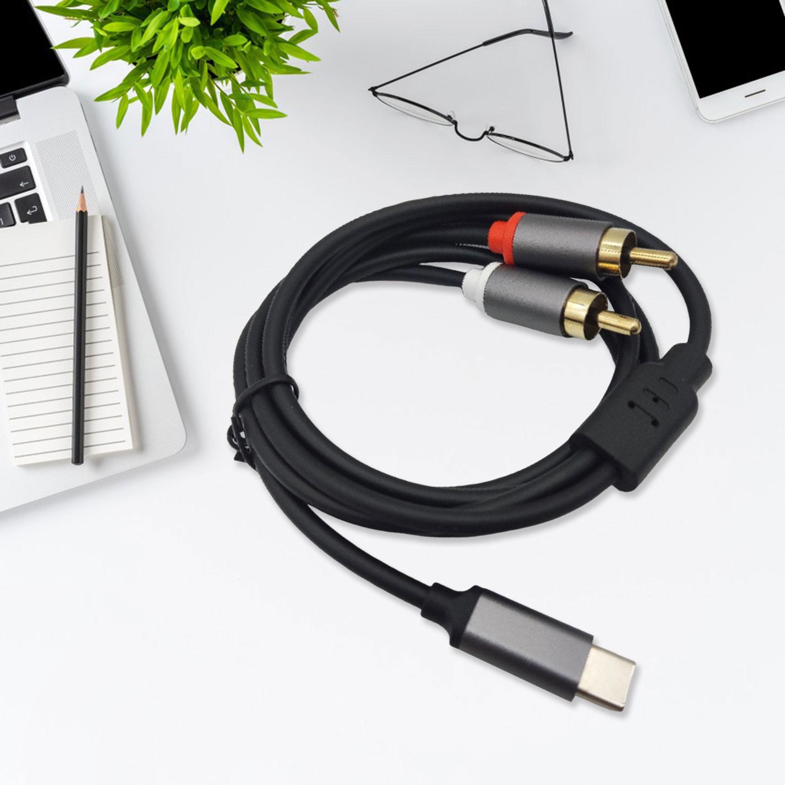 USB C to RCA Stereo Audio Cabl - огляд і ціна Audio Cable Rca
