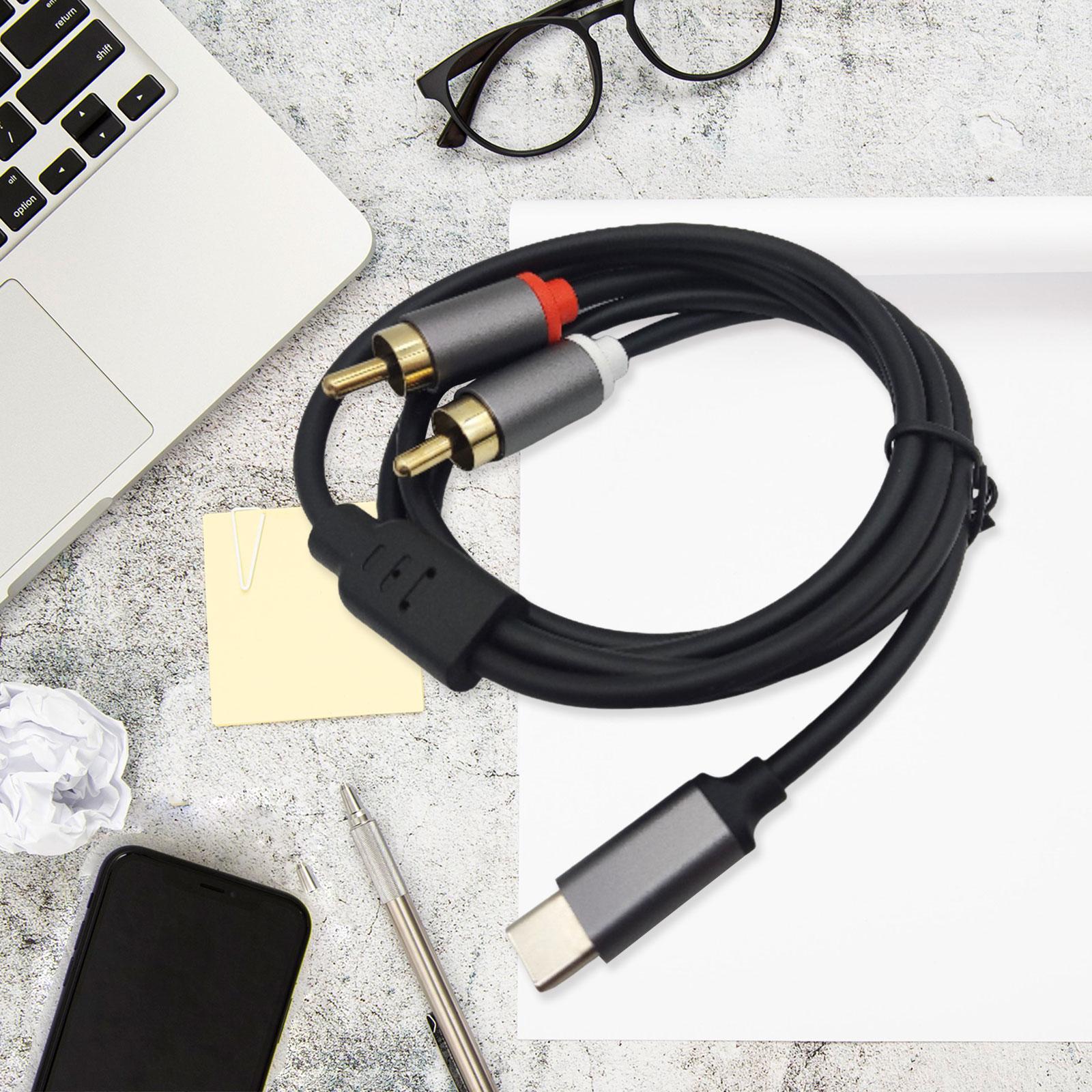 USB C to RCA Stereo Audio Cabl - огляд і ціна Audio Cable Rca