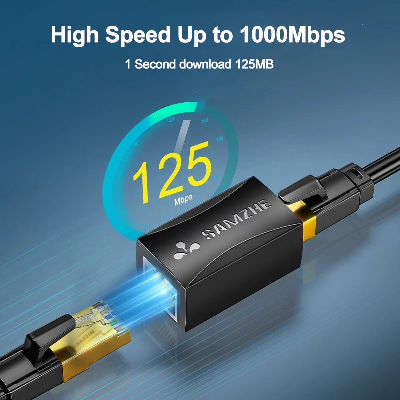 SAMZHE Ethernet Adapter 8P8C R - огляд і ціна Rj45 Jack