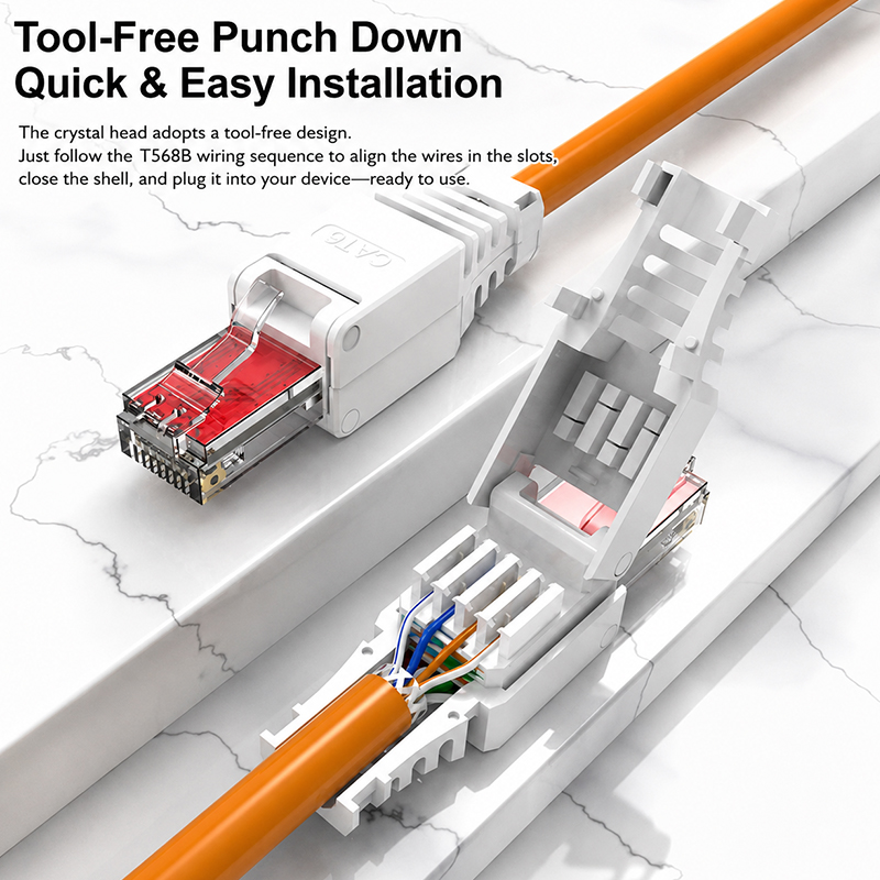 Gigabit Tool Free RJ45 CAT6 Co - огляд і ціна Rj45 Jack