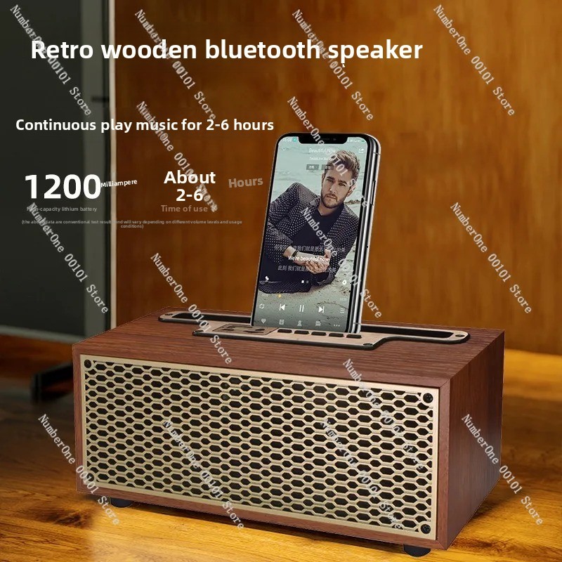 Retro Wooden Bluetooth Speaker - огляд і ціна Speaker Driver