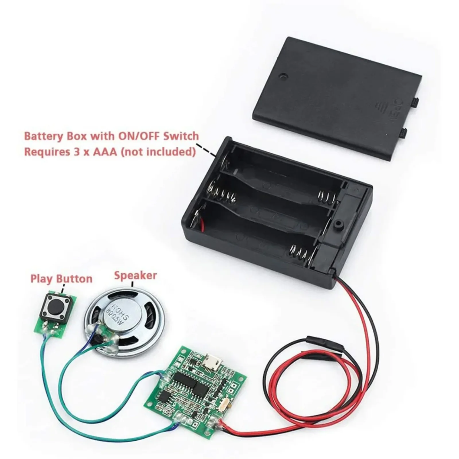 DIYmall Recordable 8M MP3 WAV  - огляд і ціна Diy Speaker