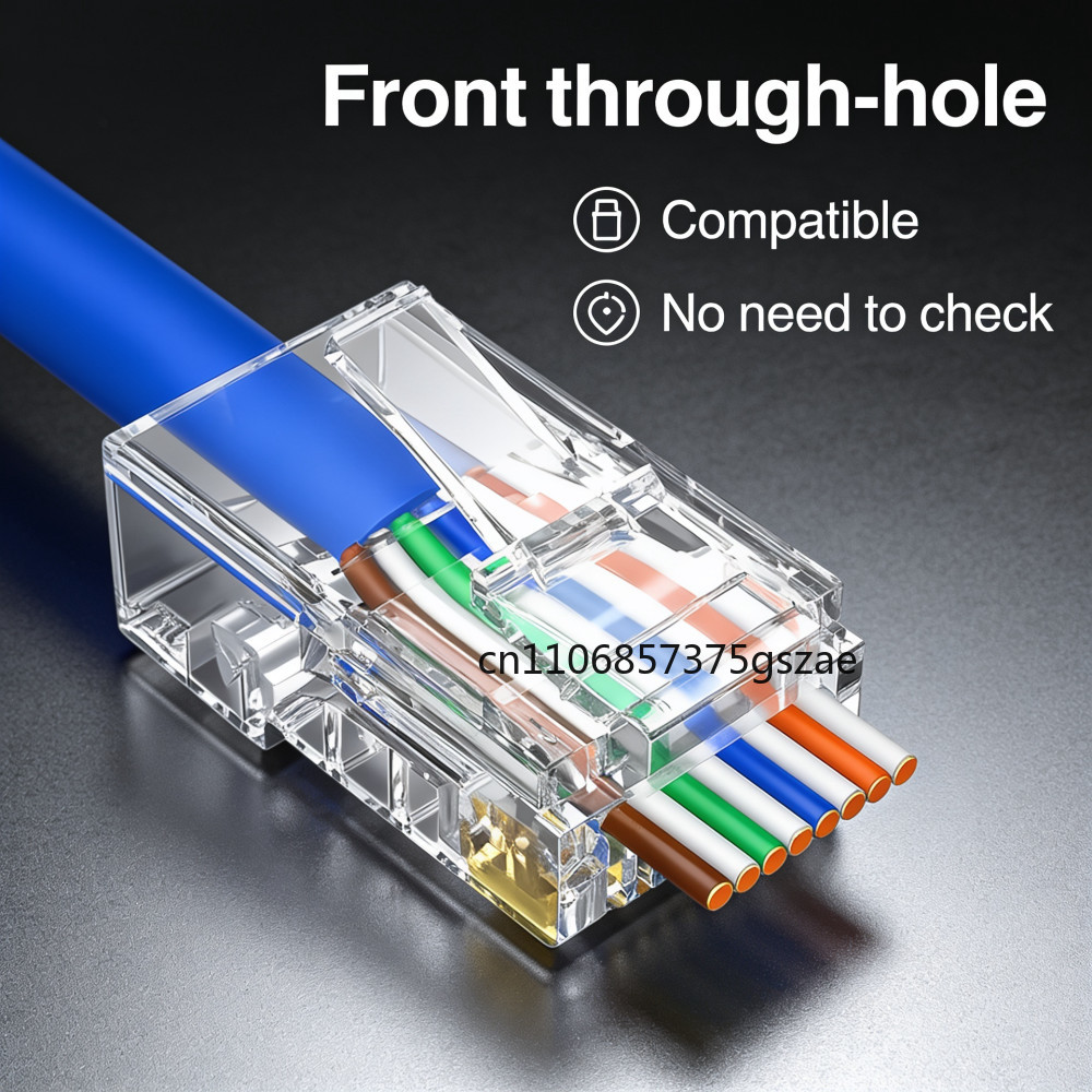 10/50/100PCS CAT6 Through-Hole - огляд і ціна Rj45 Jack