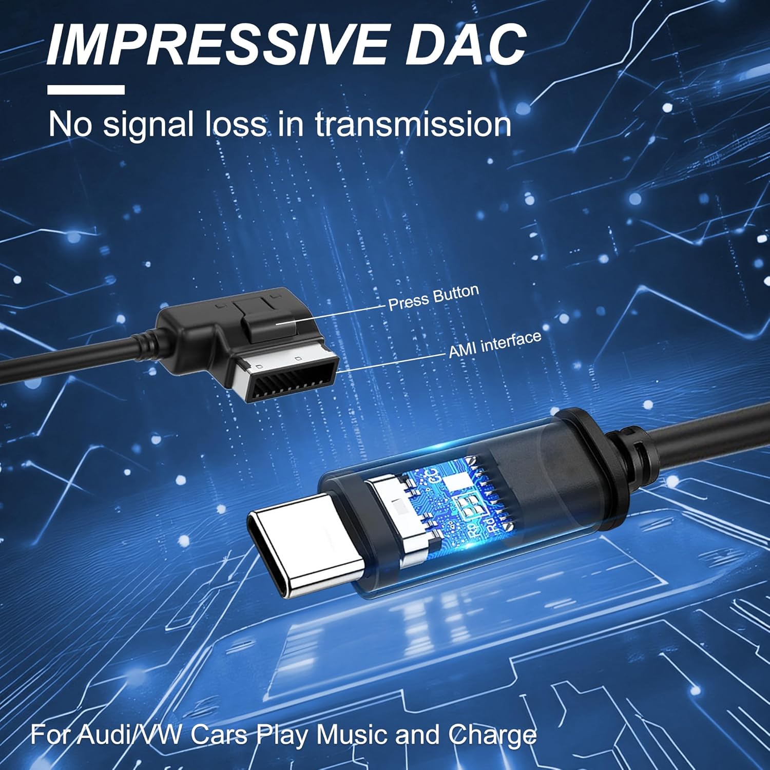 USB-C to AMI MMI Aux Cable for - огляд і ціна Mdi Cable