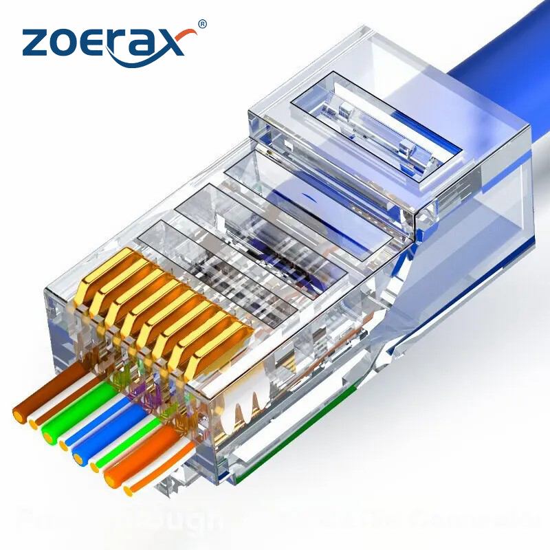 ZOERAX 50/100 PCS RJ45 Pass Th - огляд і ціна Rj45 Jack