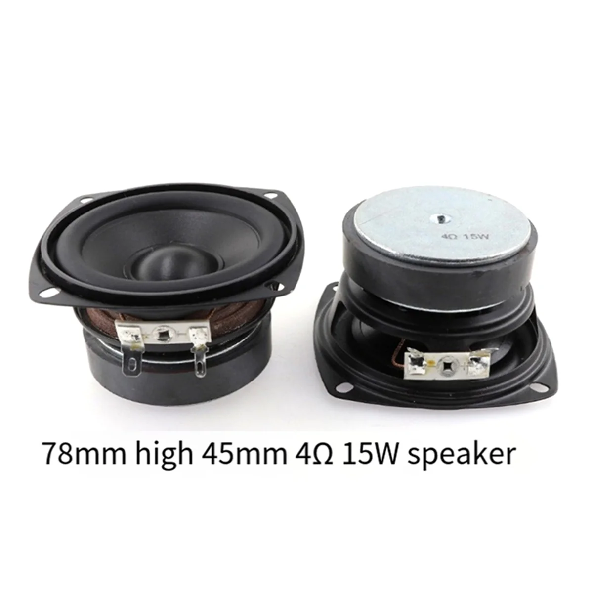 NEW 2pcs 78MM 4Ohm 15W Subwoof - огляд і ціна Diy Speaker